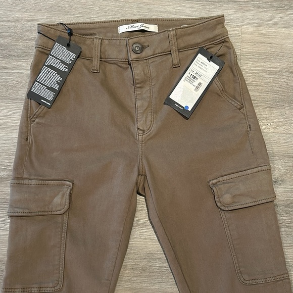 BNWT Mavi “Arina” High Rise Skinny Cargo - Khaki Twill - Picture 2 of 7